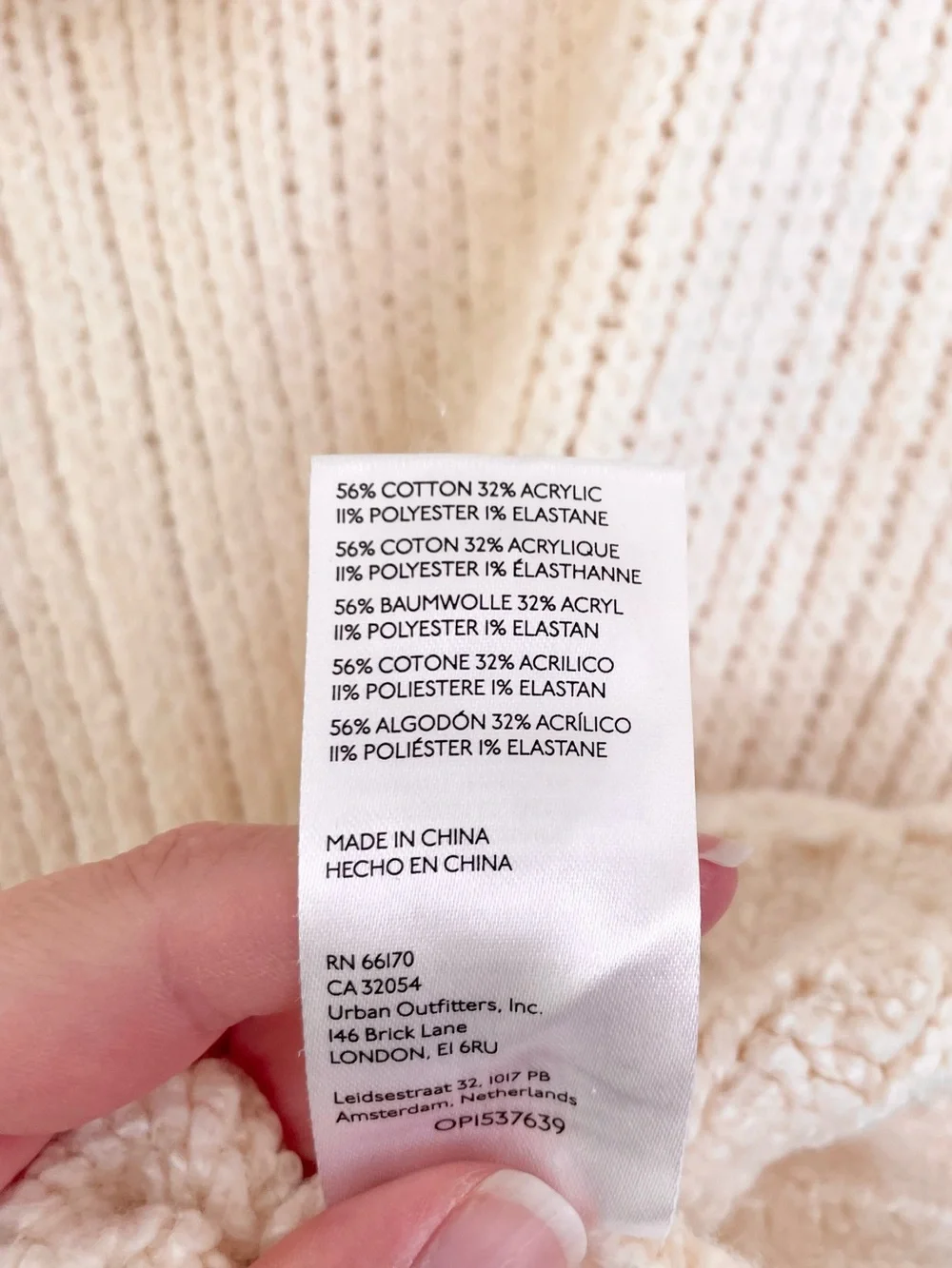 Anthropologie Pilcro Turtleneck Sweater Ivory Cream 2X Cozy Oversized Relaxed